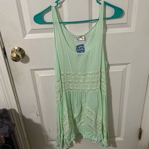 3 Free people Voile and Lace Trapeze slip